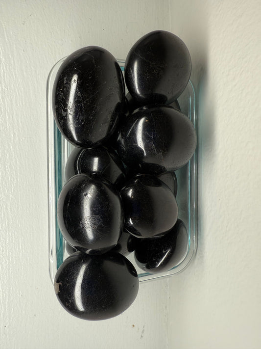 Large Black Tourmaline Palmstone *HOT*