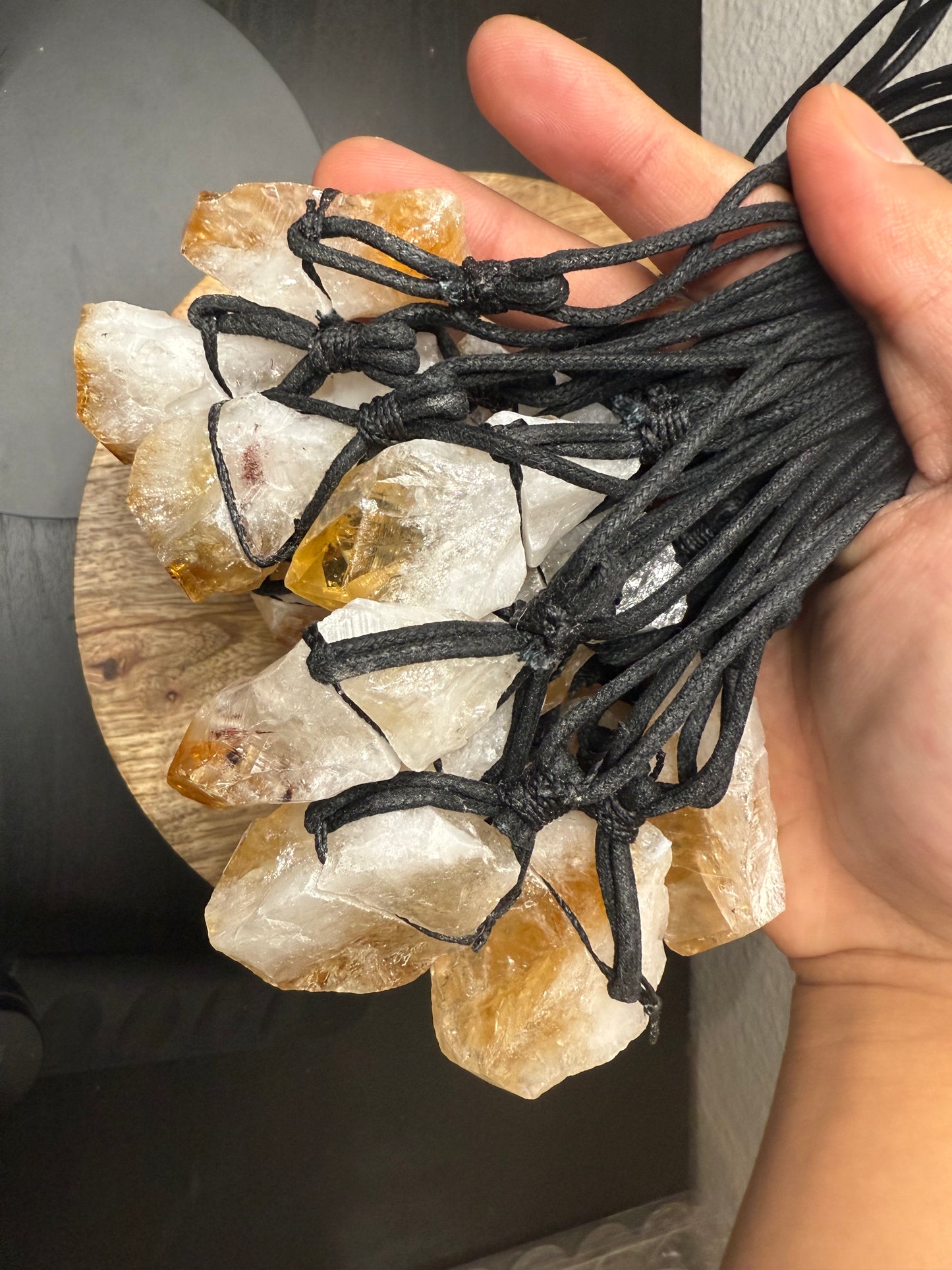 Raw Citrine Necklace (Brazilian)