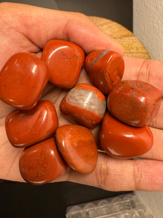 Tumbled Red Jasper Stone