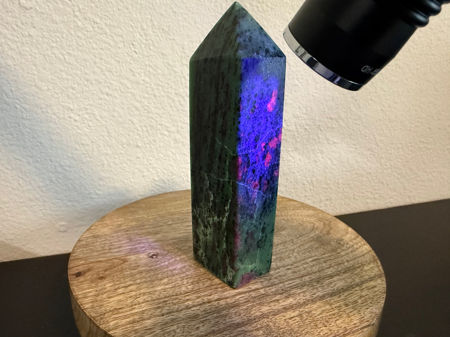 Ruby Zoisite Tower (480g)*UV REACTIVE*