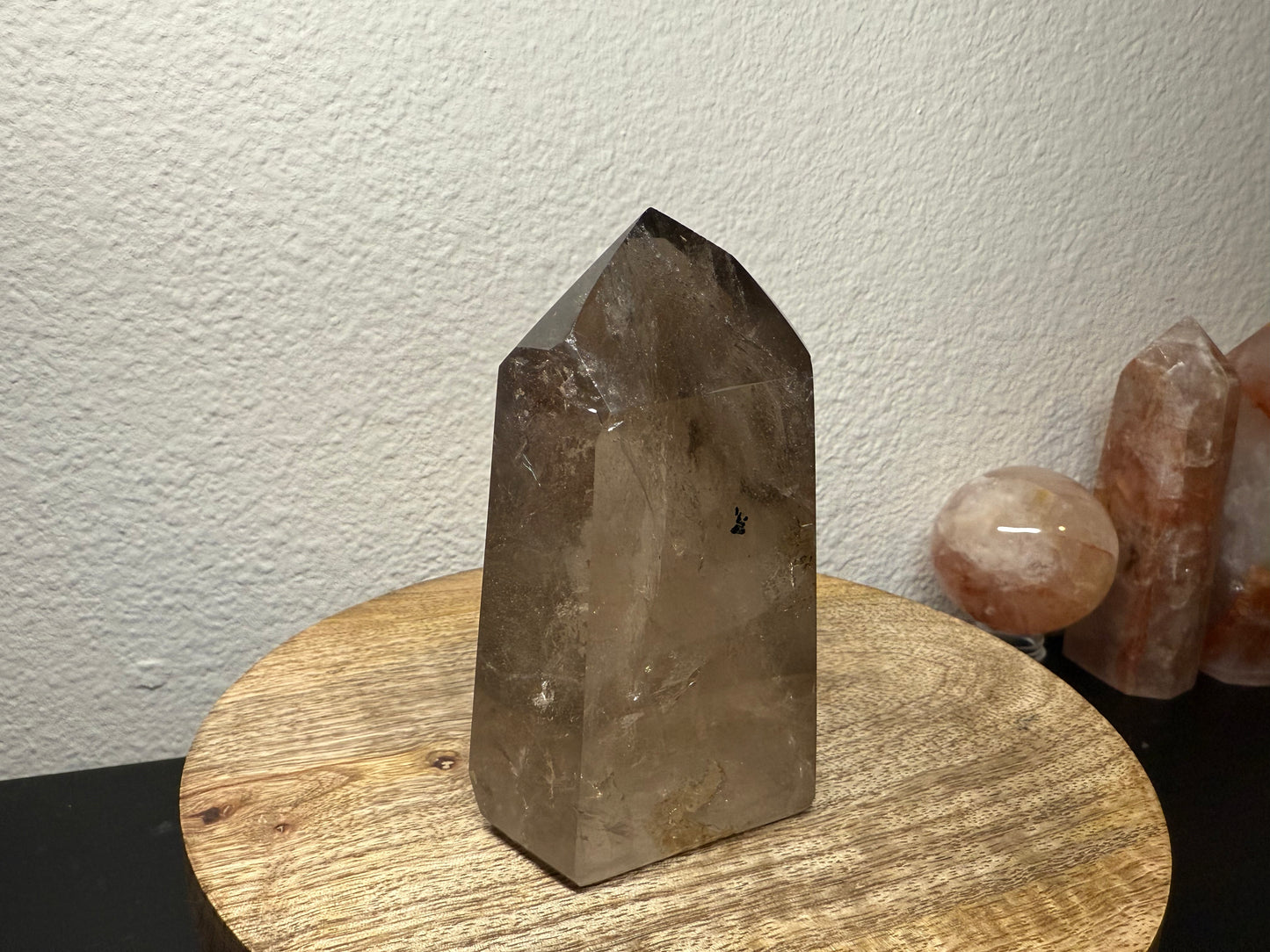 Rainbow Smoky Quartz Tower (560g)