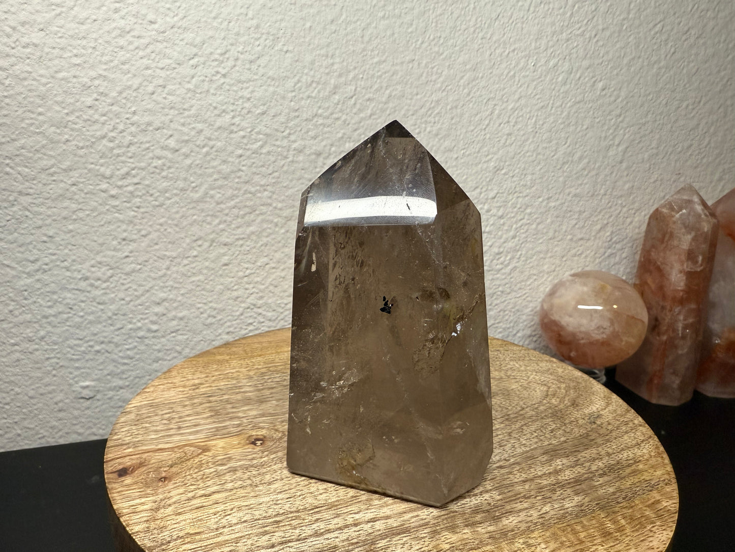 Rainbow Smoky Quartz Tower (560g)