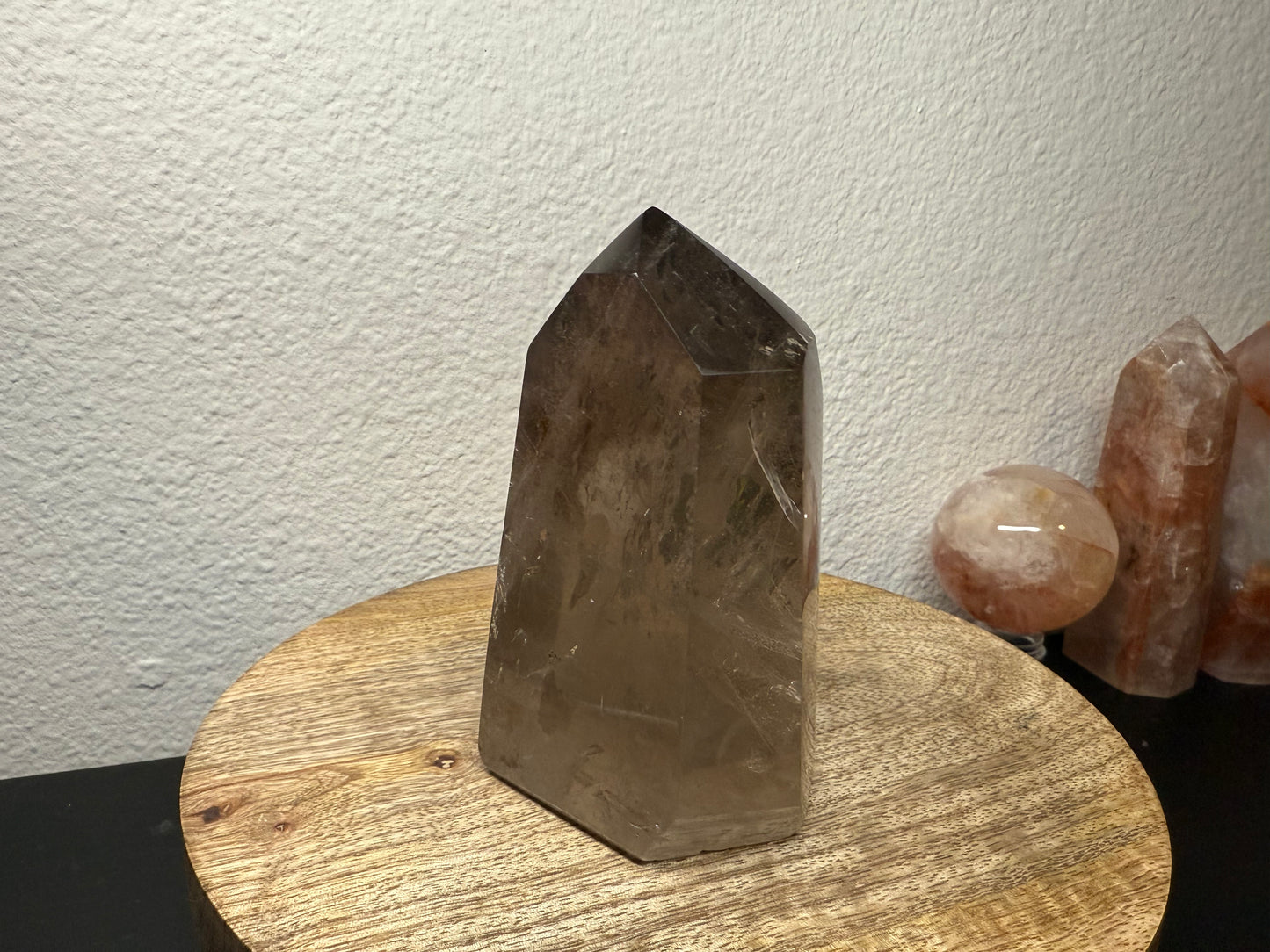 Rainbow Smoky Quartz Tower (560g)