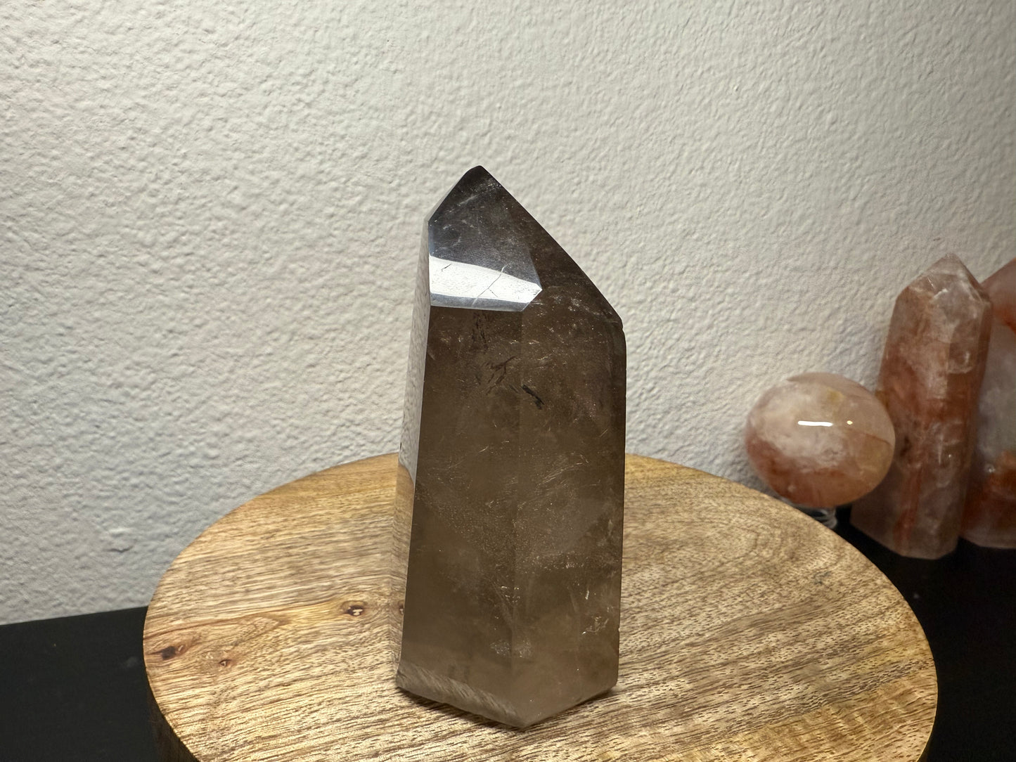 Rainbow Smoky Quartz Tower (560g)