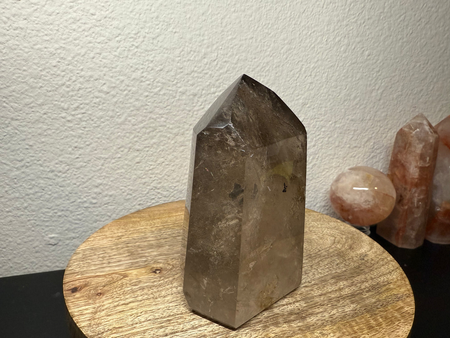 Rainbow Smoky Quartz Tower (560g)