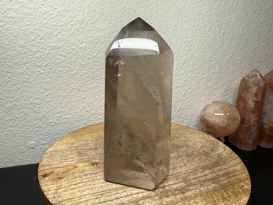Rainbow Smoky Quartz Tower (590g)