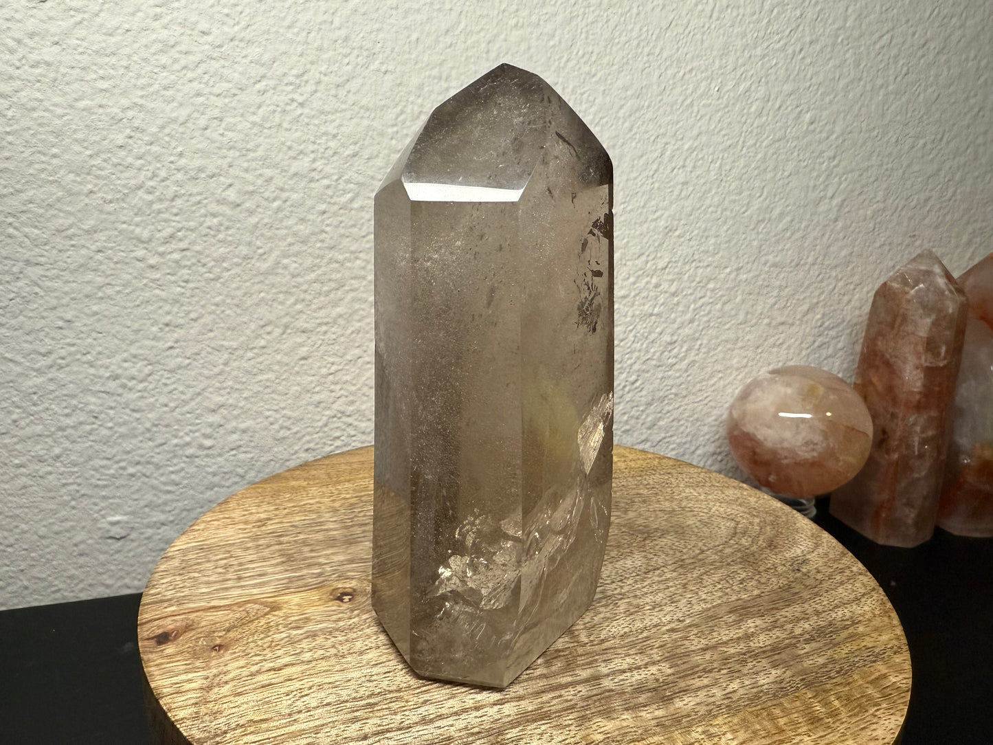 Rainbow Smoky Quartz Tower (590g)
