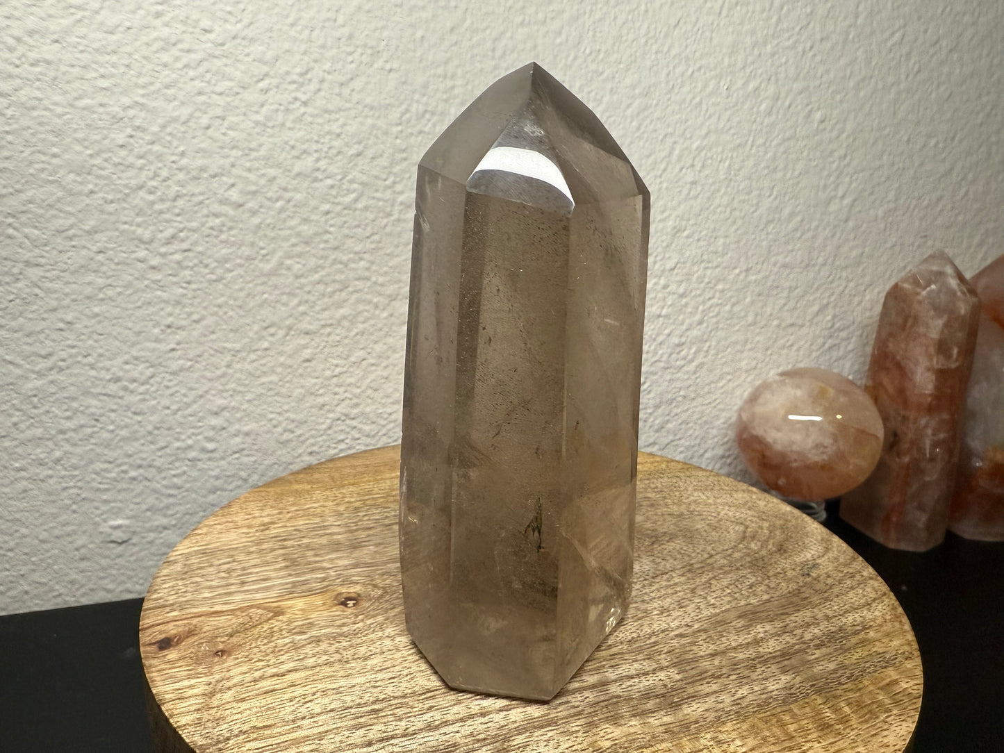 Rainbow Smoky Quartz Tower (590g)
