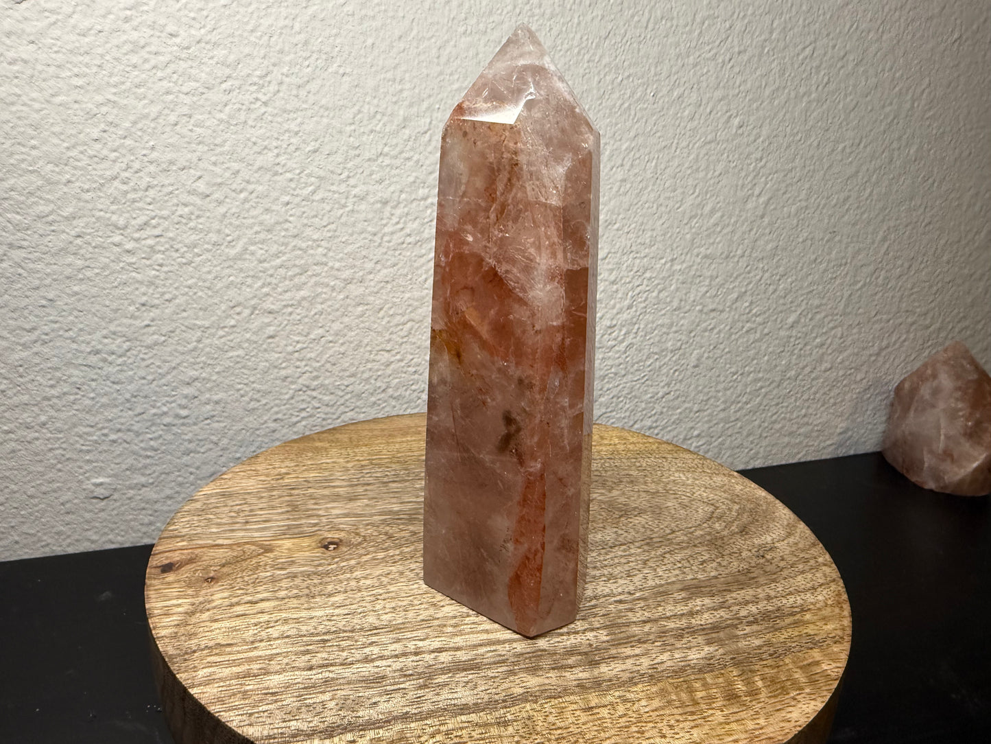 Red Hematoid "Fire" Quartz Tower (320g)(Imperfect)