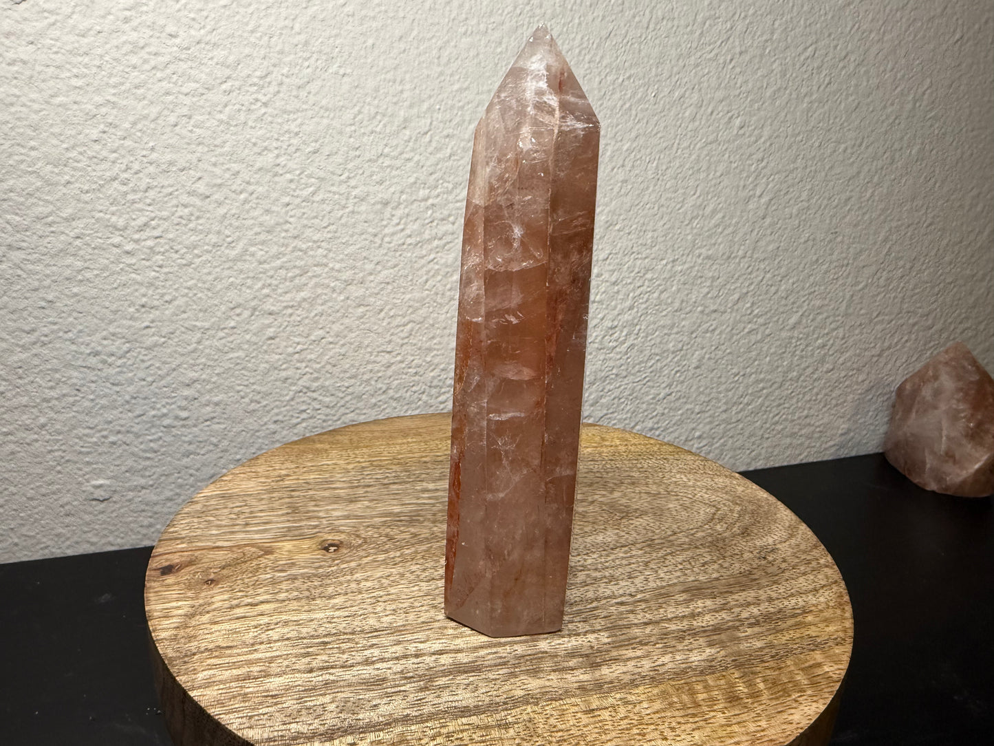 Red Hematoid "Fire" Quartz Tower (320g)(Imperfect)