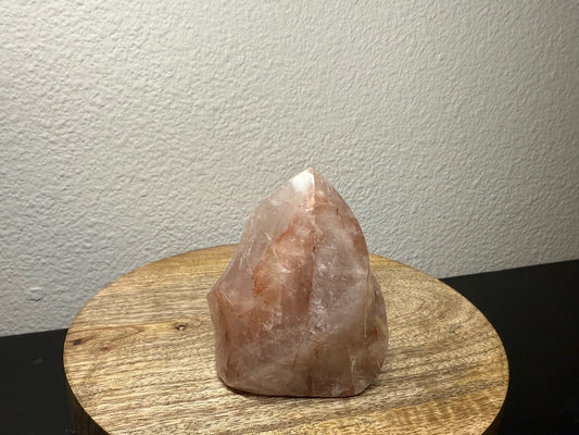Red Hematoid "Fire" Quartz Flame (Imperfect Edges)(350g)