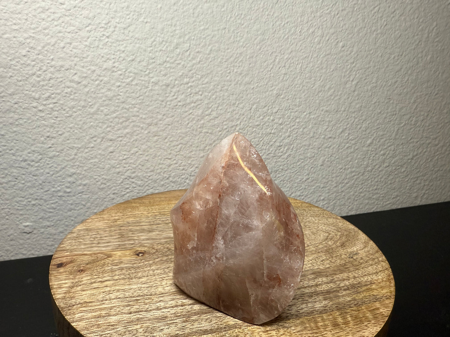 Red Hematoid "Fire" Quartz Flame (Imperfect Edges)(350g)