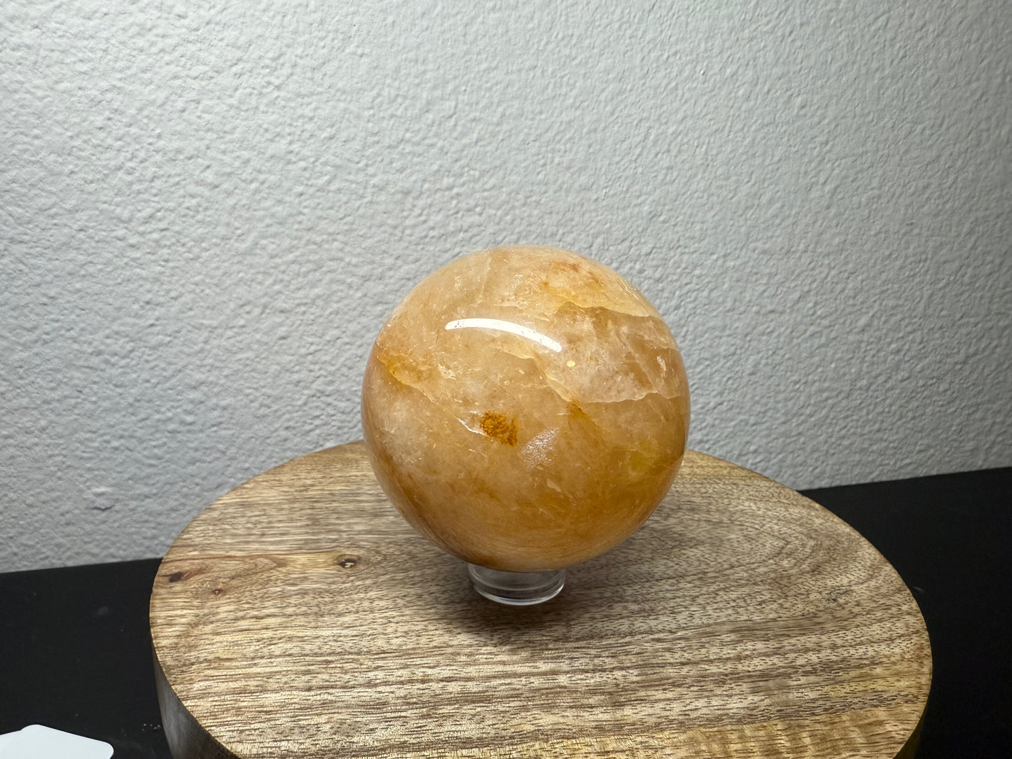 Large Golden Healer Quartz Sphere (690g)