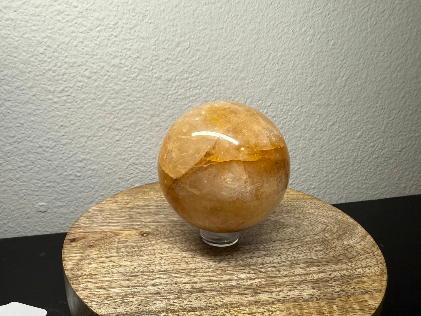 Large Golden Healer Quartz Sphere (690g)